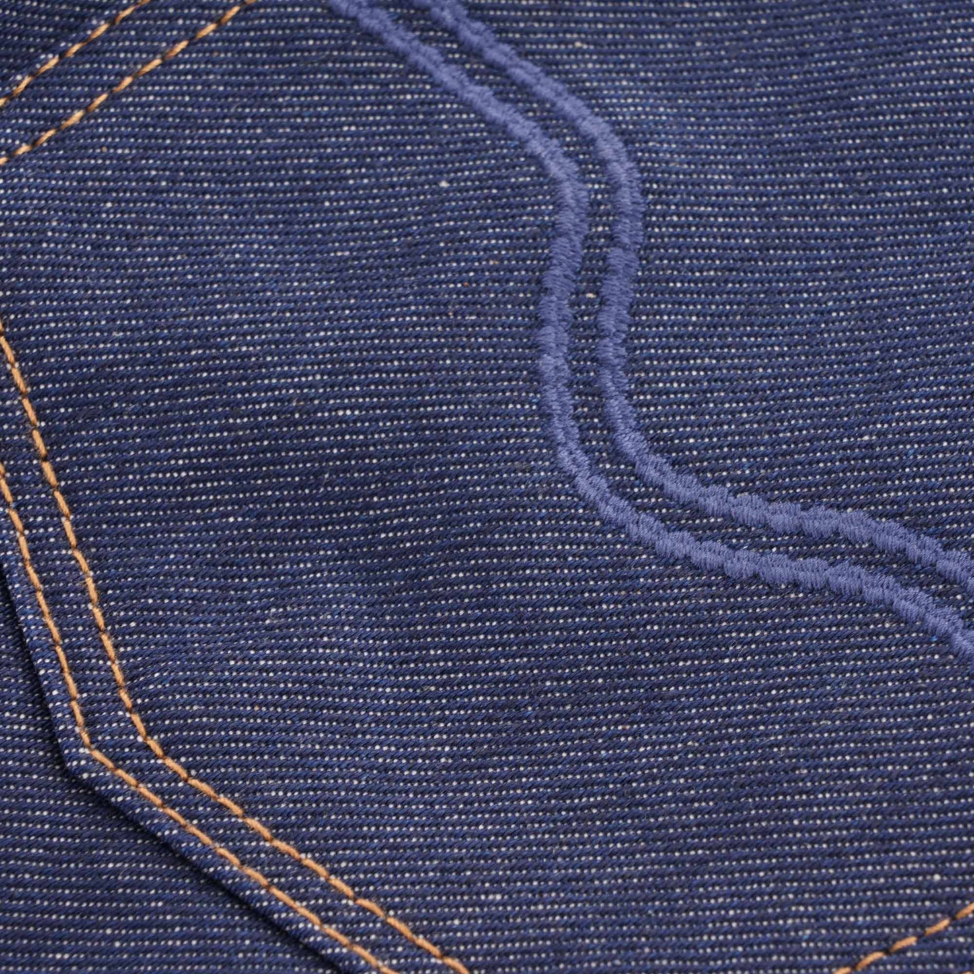 C17 Jeans Cone Mills Denim Regular Tapered Americano Unwashed Raw