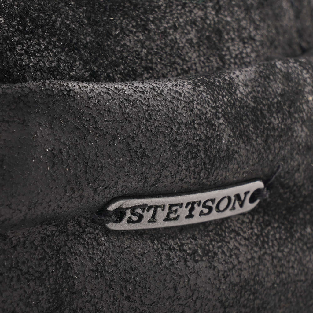 Leather Docker Hat - Black