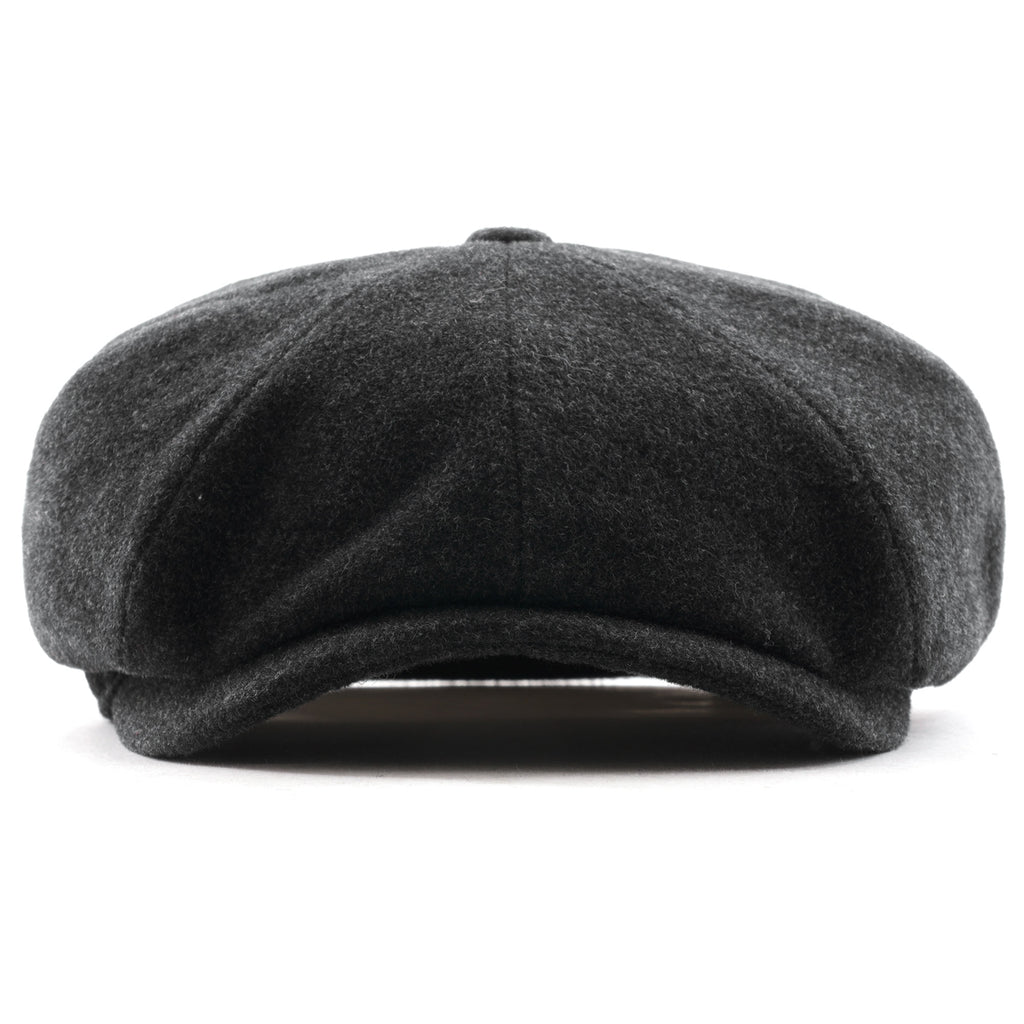 Stetson Hats Wool Cashmere Newsboy Cap - Dark Grey