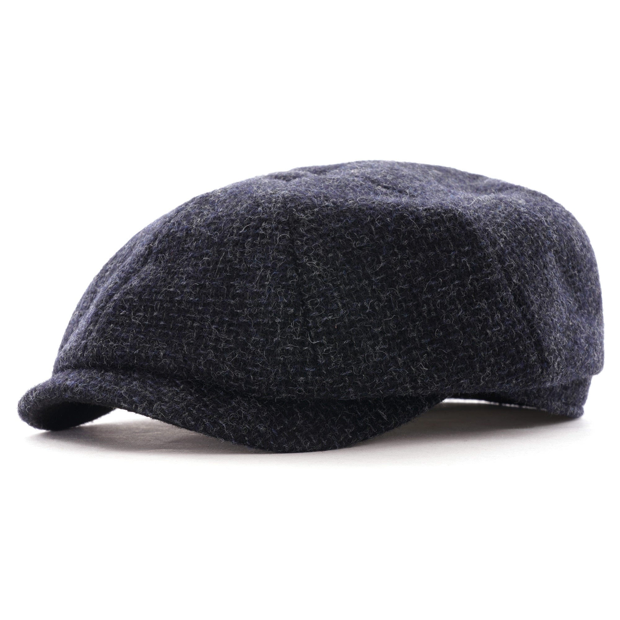 Stetson Hats Wool Hatteras Cap - Navy