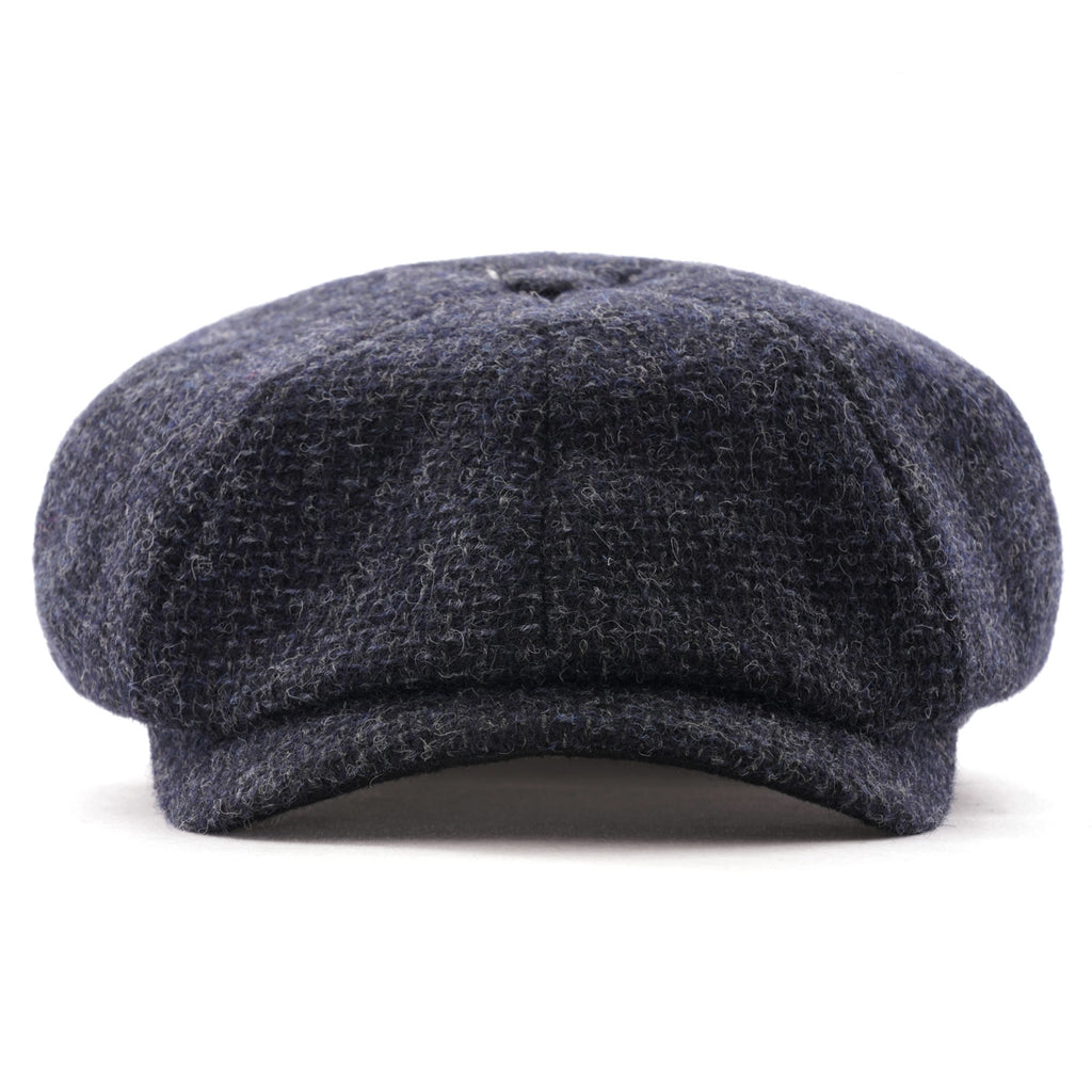 Stetson Hats Wool Hatteras Cap - Navy