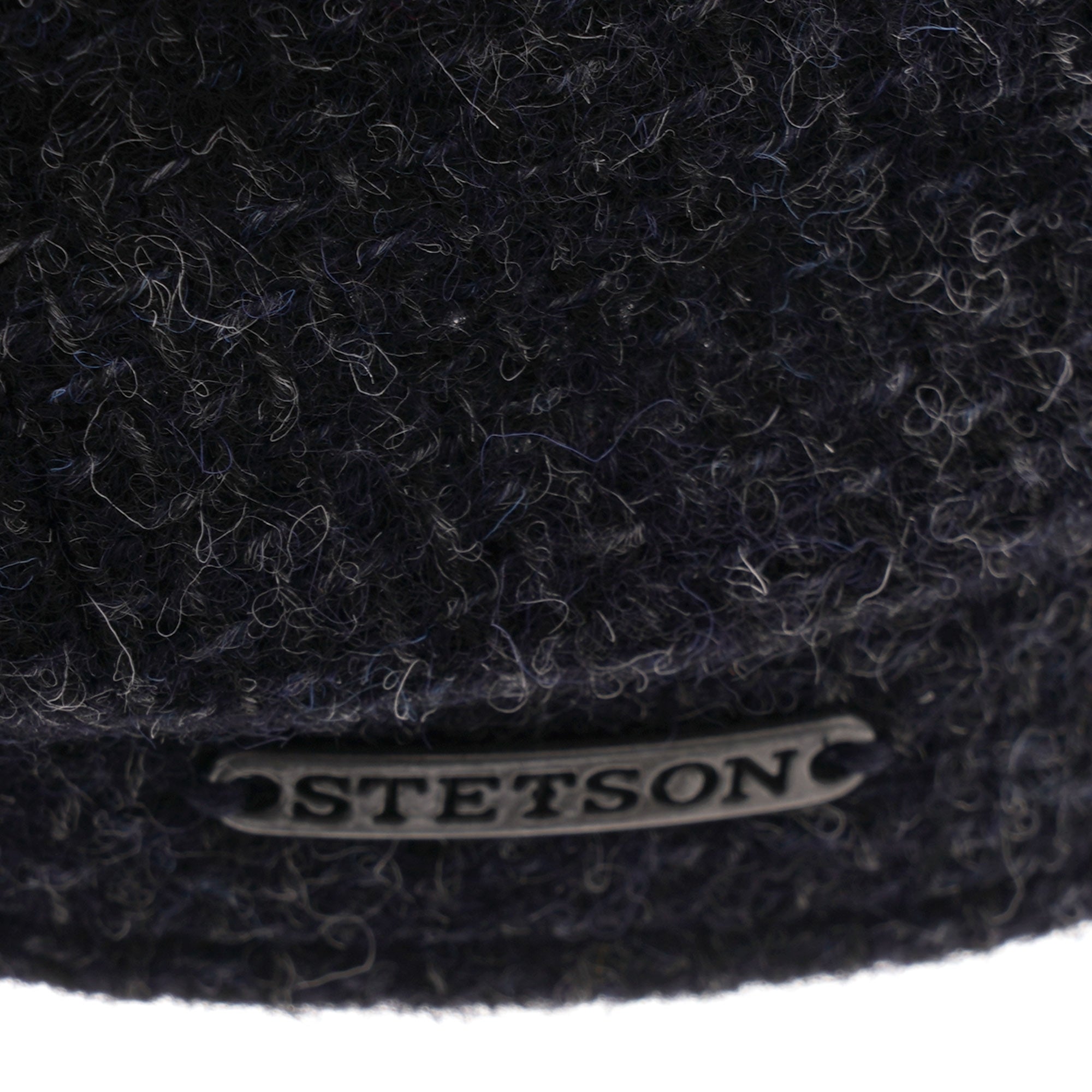 Stetson Hats Wool Hatteras Cap - Navy
