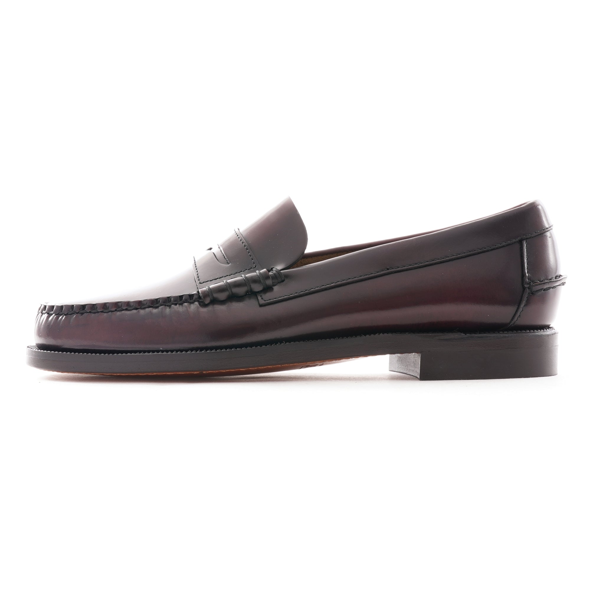 Sebago Classic Dan Leather Loafers - Burgundy