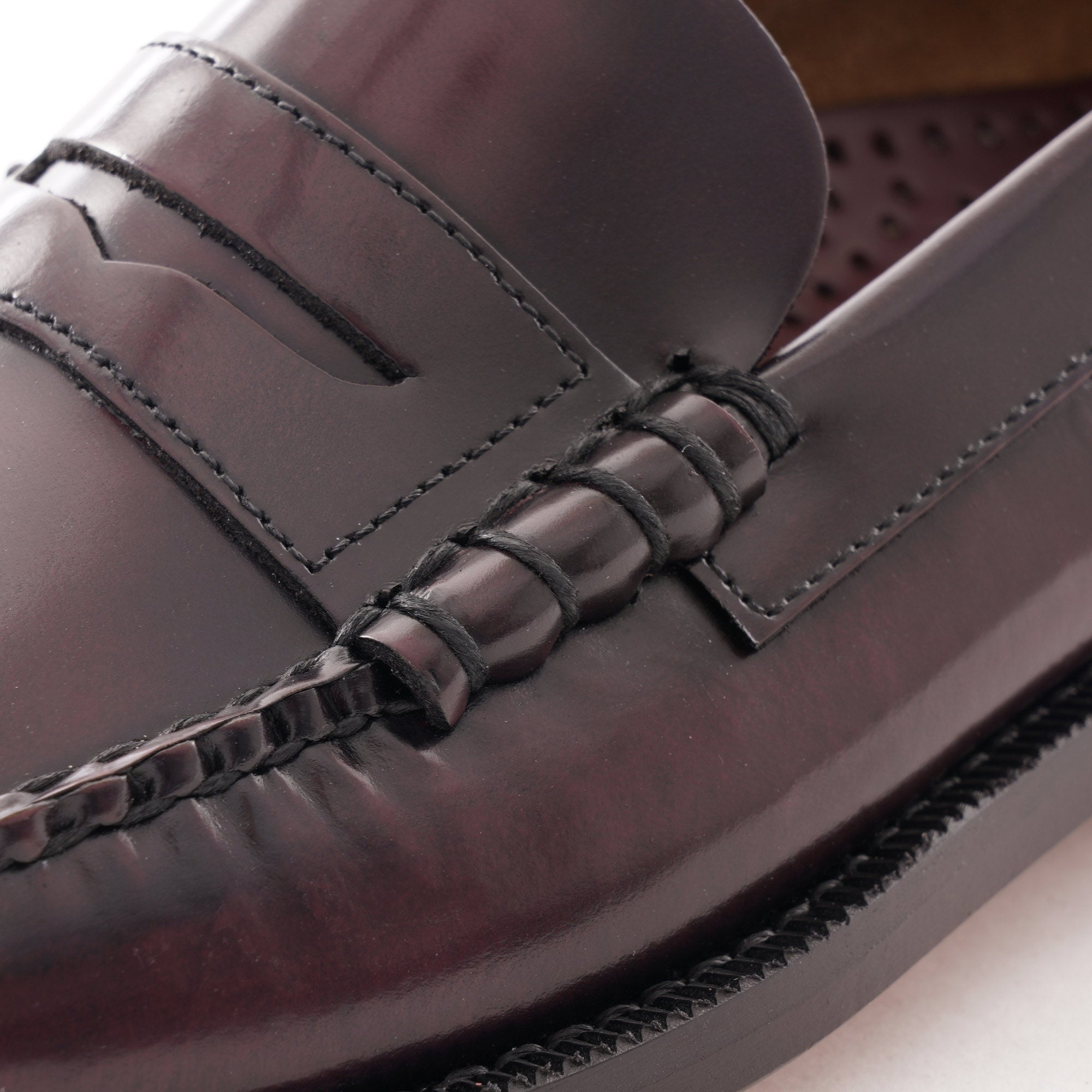 Sebago Classic Dan Leather Loafers - Burgundy