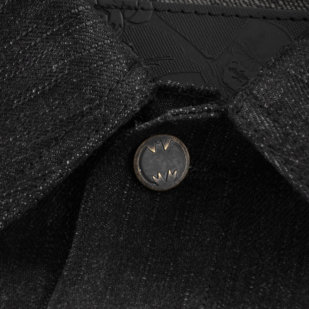 Dark Knight Selvedge Denim Jacket - Black/Grey