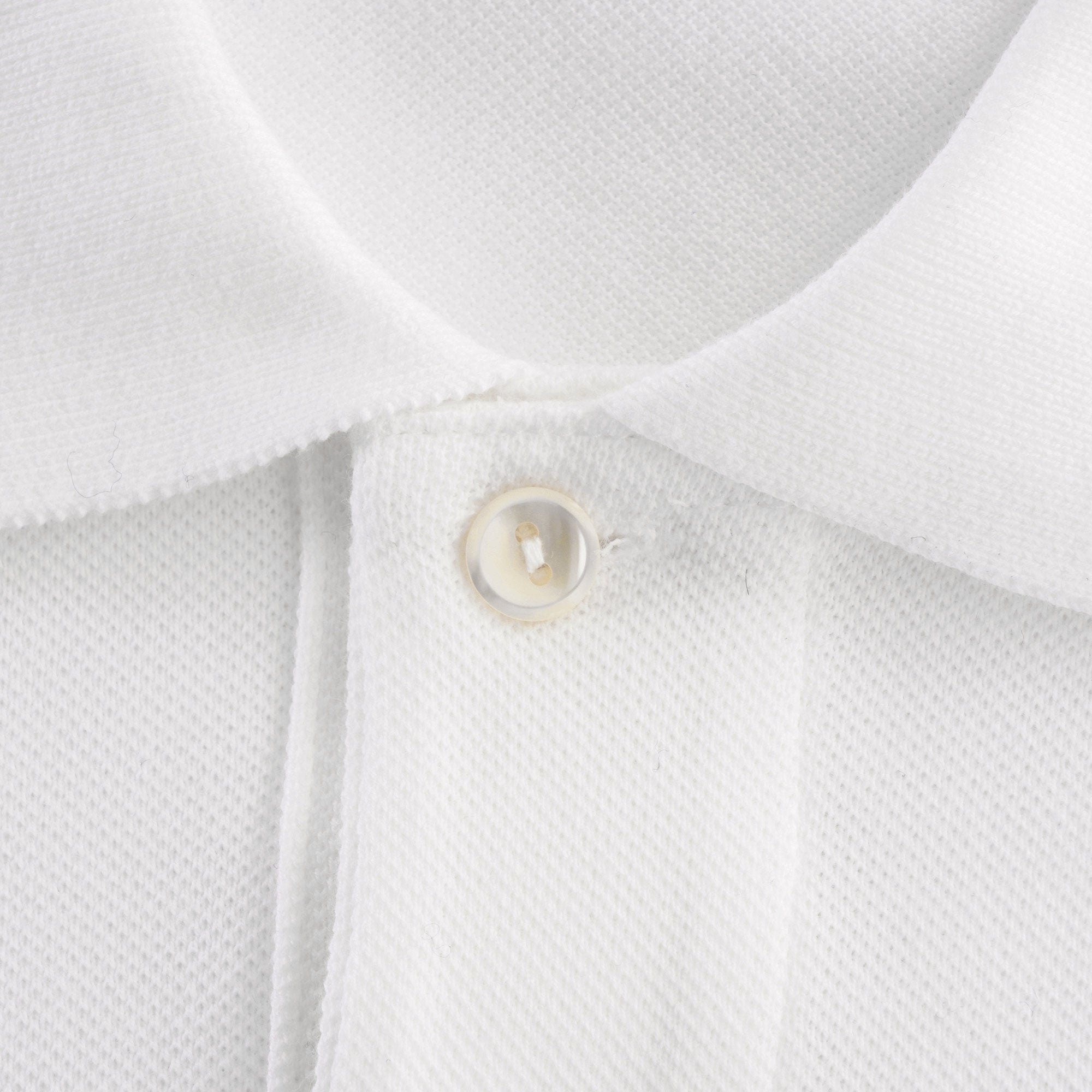 Classic Pique Polo Shirt - White