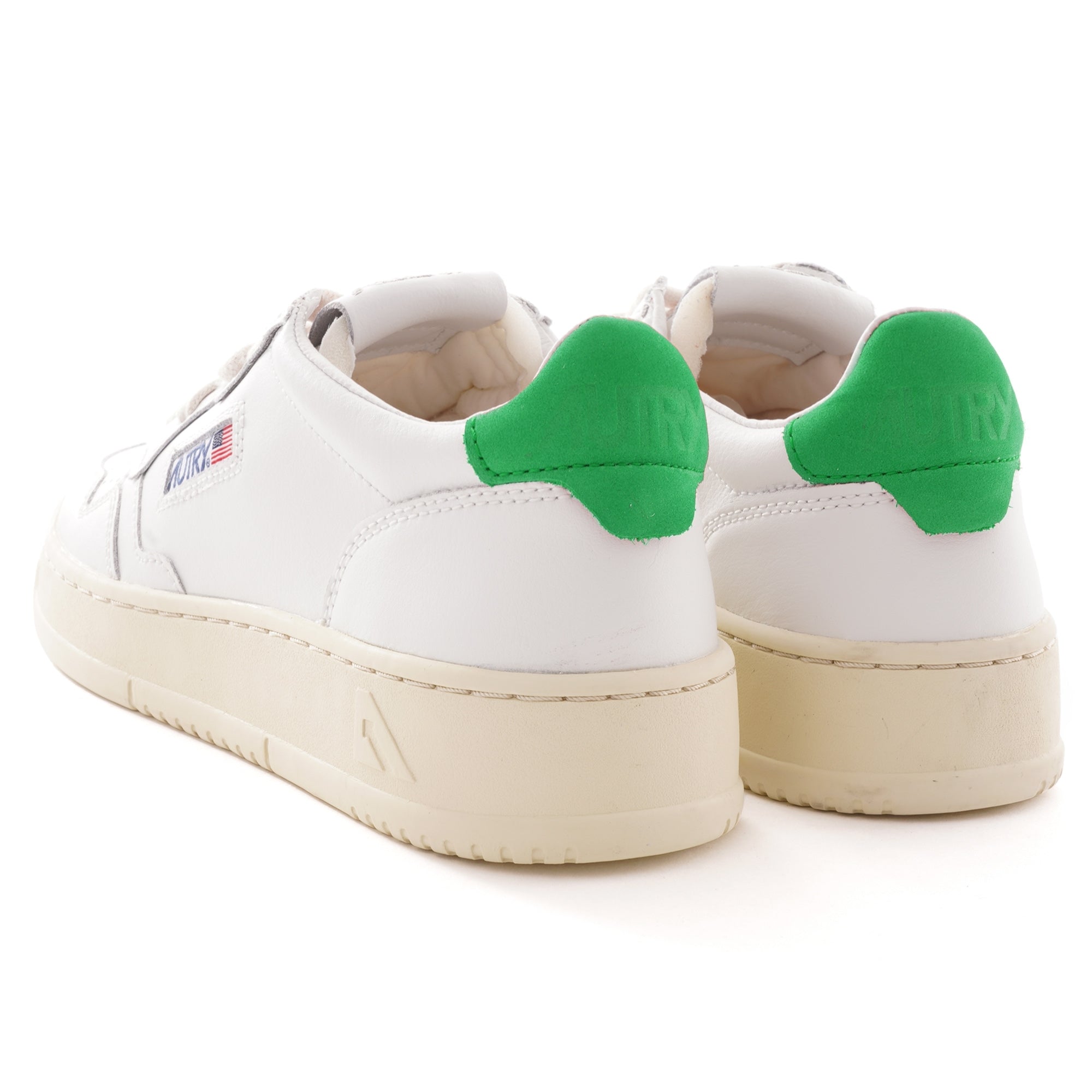 Action Shoes Low Leather - White/Amazon