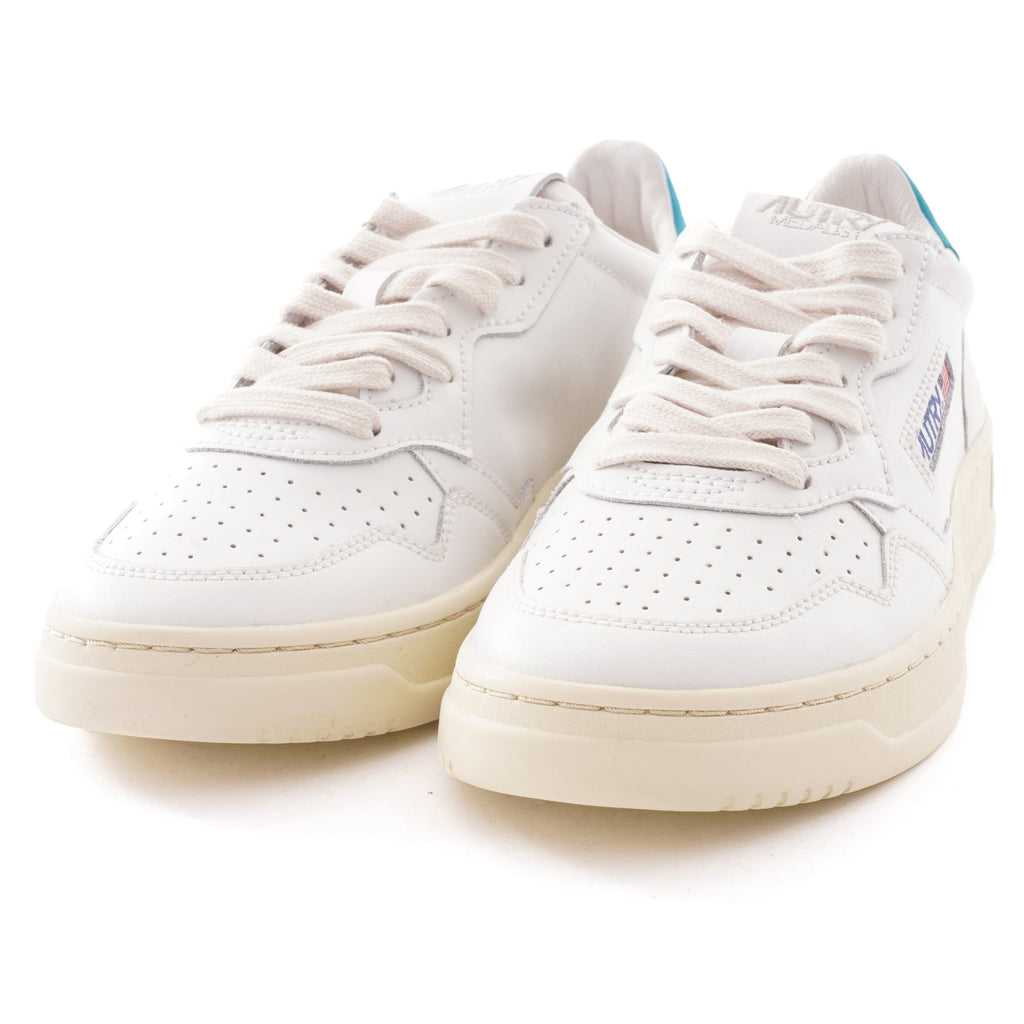 Action Shoes Low Leather - White/Blue