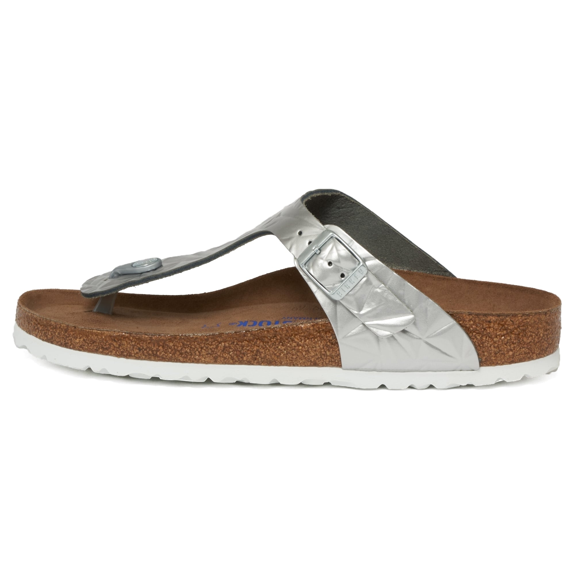 Birkenstock Womens Gizeh Sandals - Silver