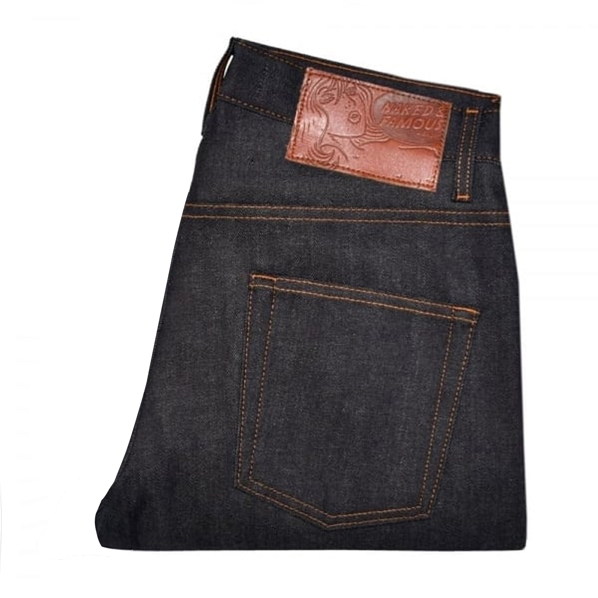 Naked and Famous Denim Naked and Famous Easy Guy Dark Wash Selvedge Denim Jeans 015506