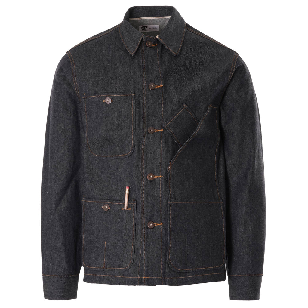 Tellason 16.5OZ Coverall Denim Jacket - Denim