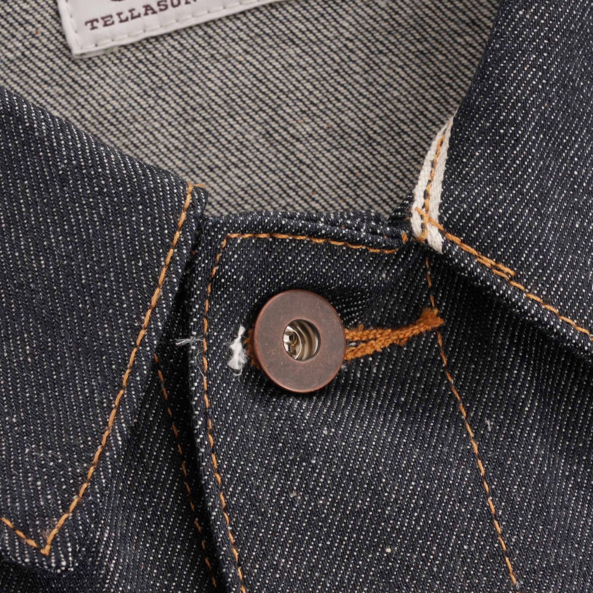 Tellason 16.5OZ Coverall Denim Jacket - Denim