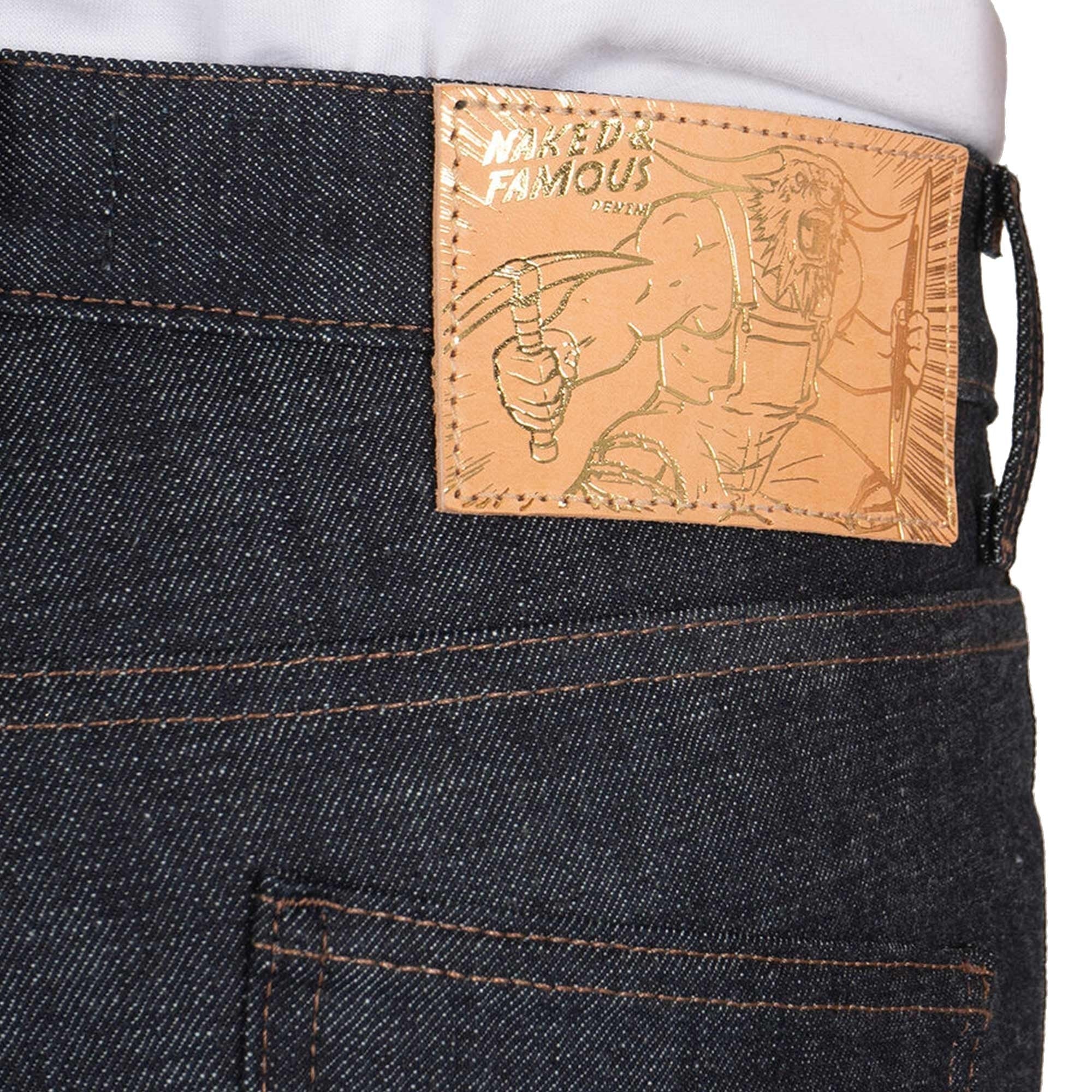 Easy Guy Chinese New Year Metal Ox Selvedge Denim Jeans - Indigo