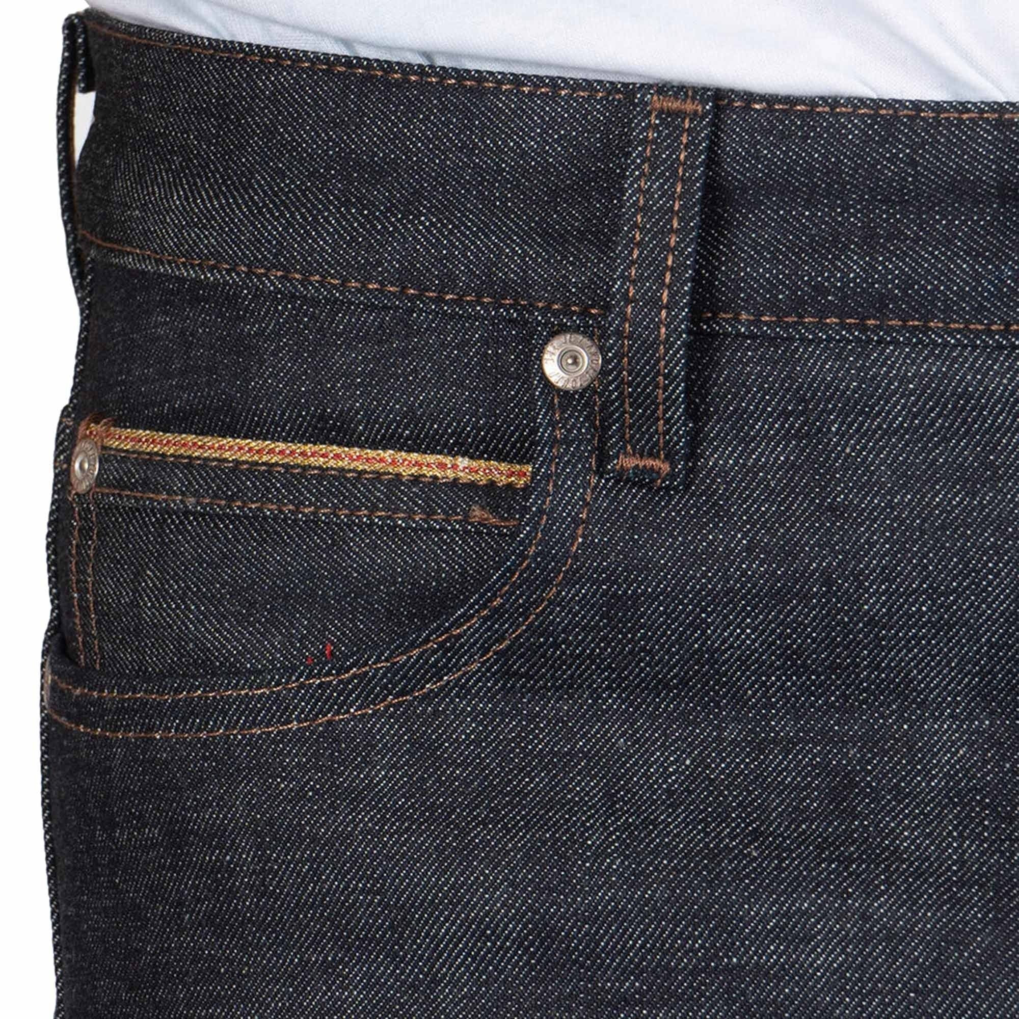 Weird Guy Chinese New Year Metal Ox Selvedge Denim Jeans - Indigo