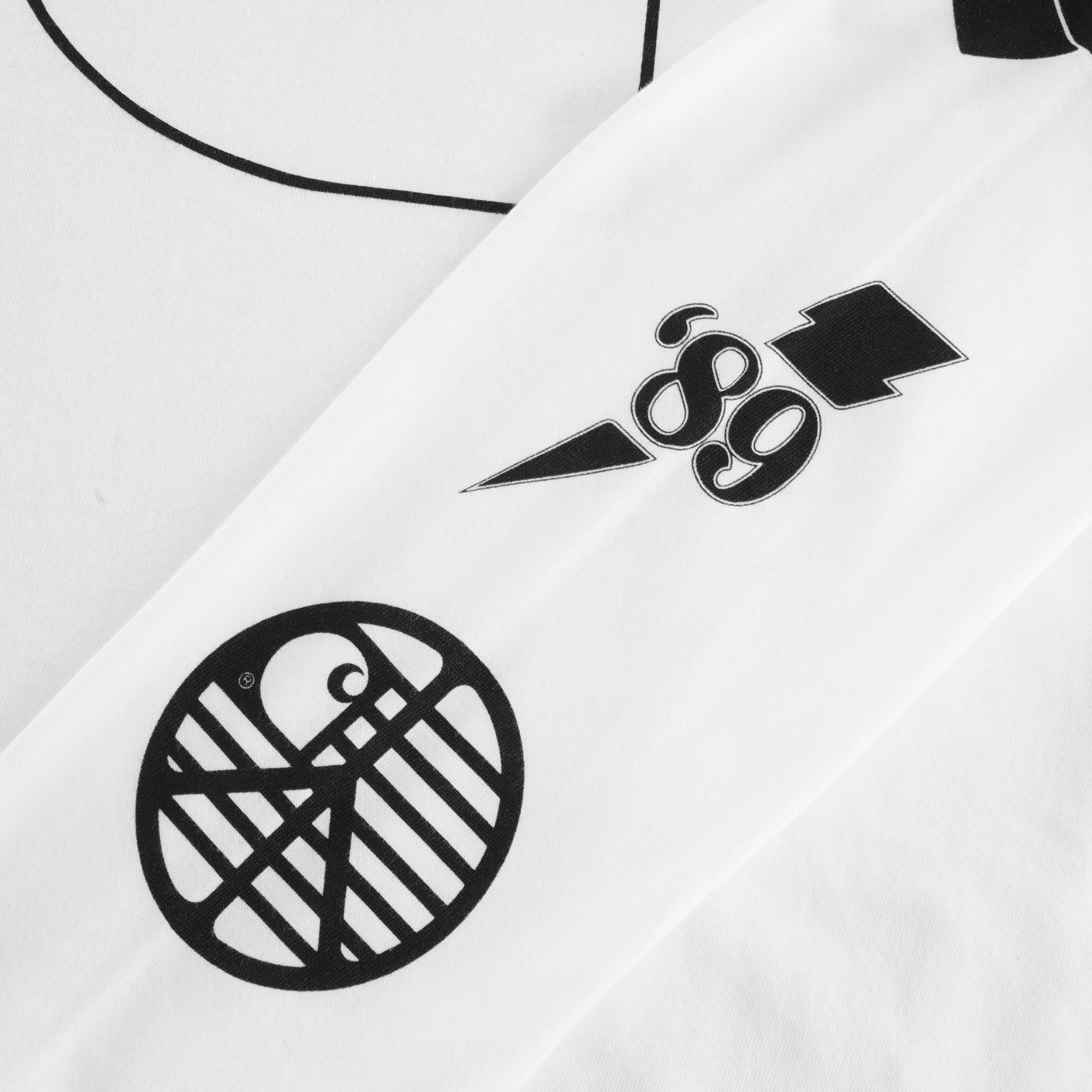 Womens L/S Tab T-Shirt - White/Black