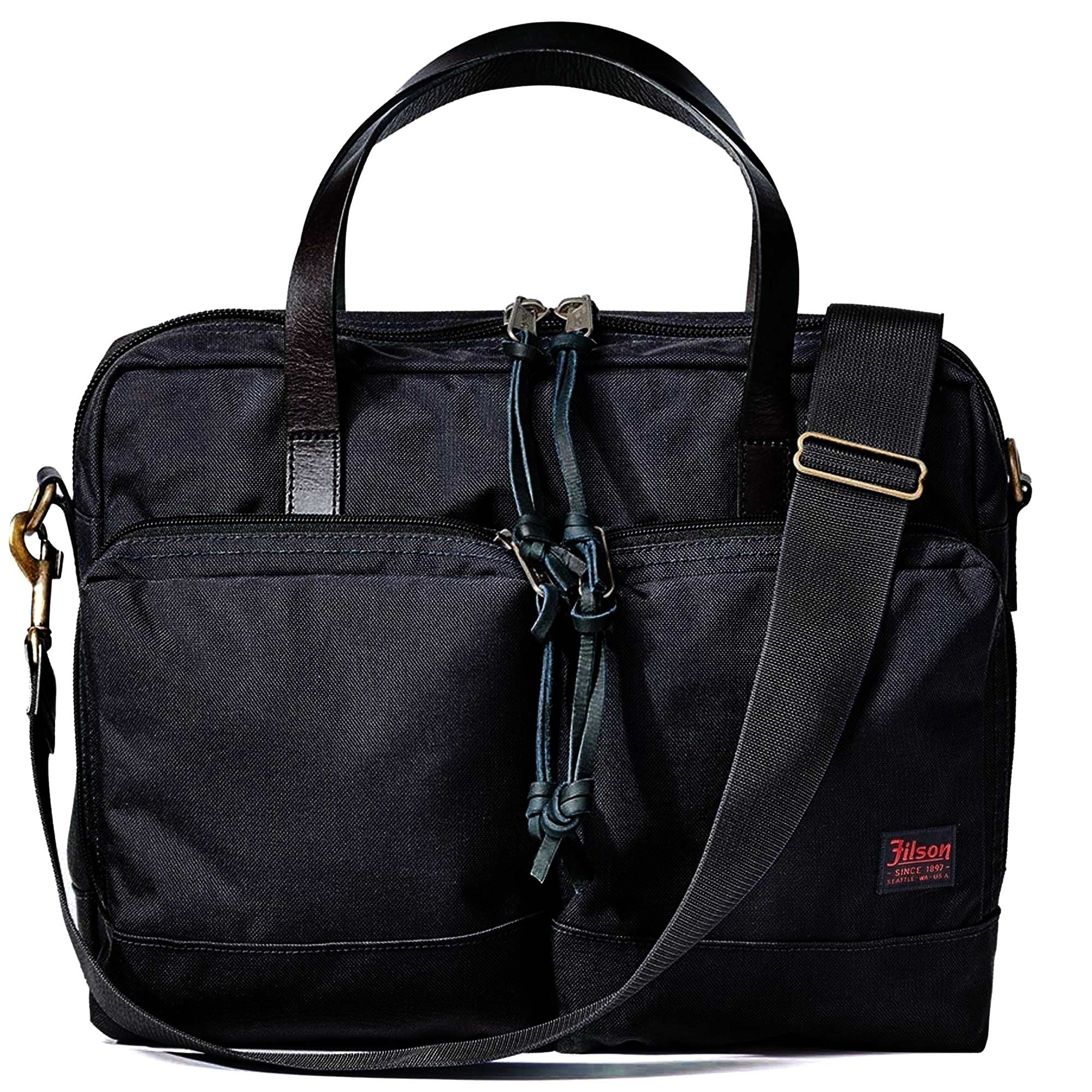 Filson Ballistic Nylon Dryden Briefcase - Dark Navy