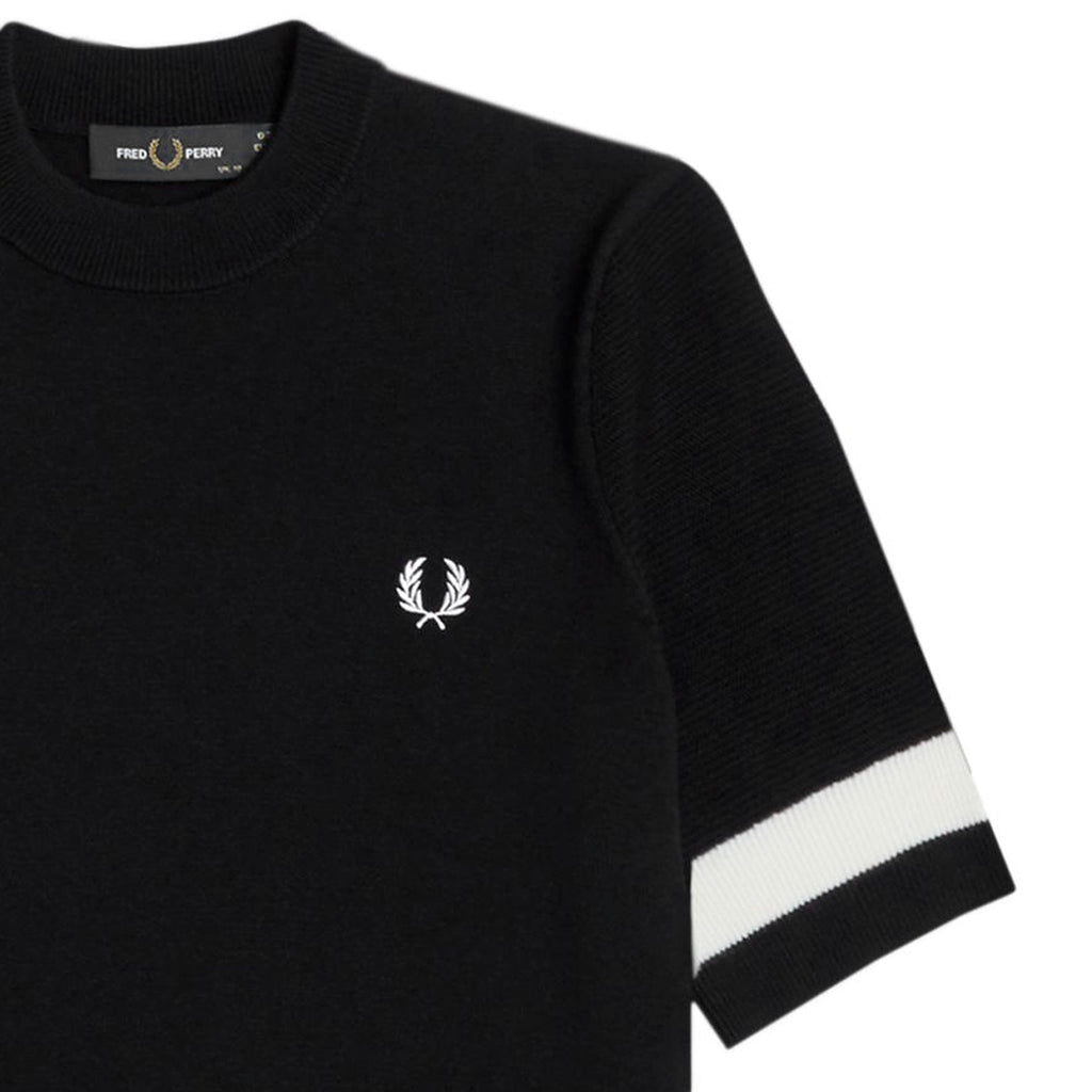 Bold Tipped Jumper - Black