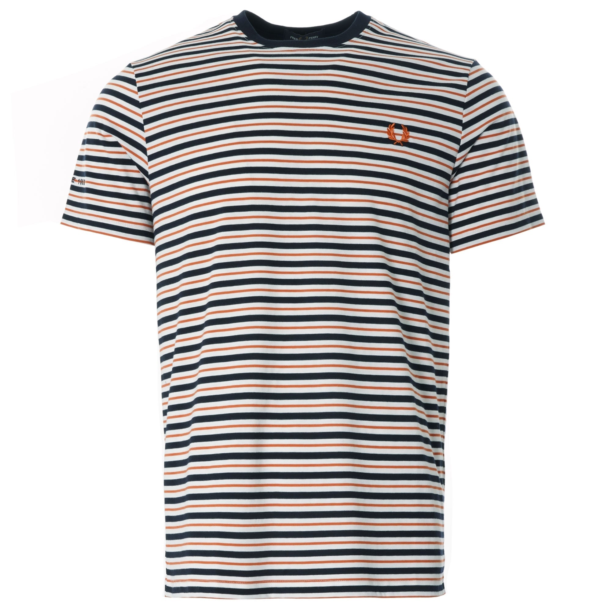 Fine Stripe T-Shirt - Snow White
