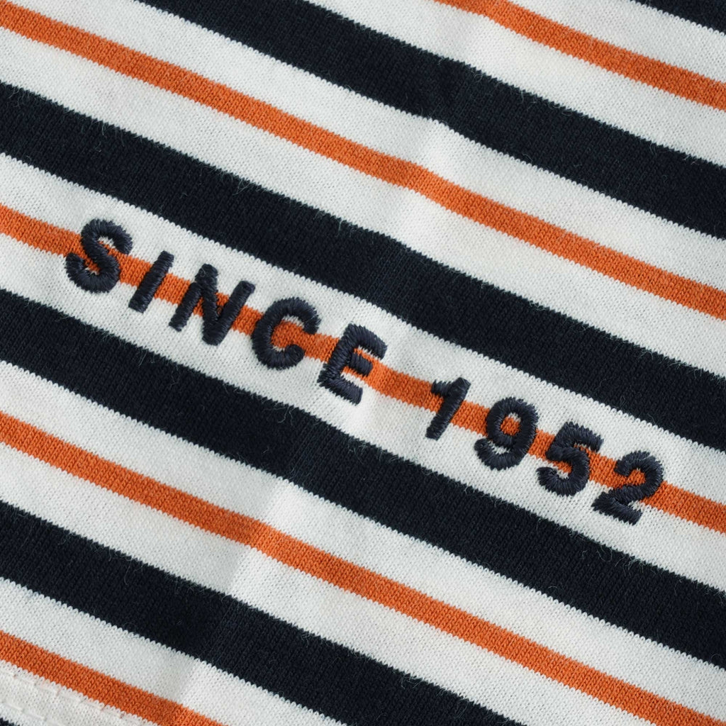 Fine Stripe T-Shirt - Snow White