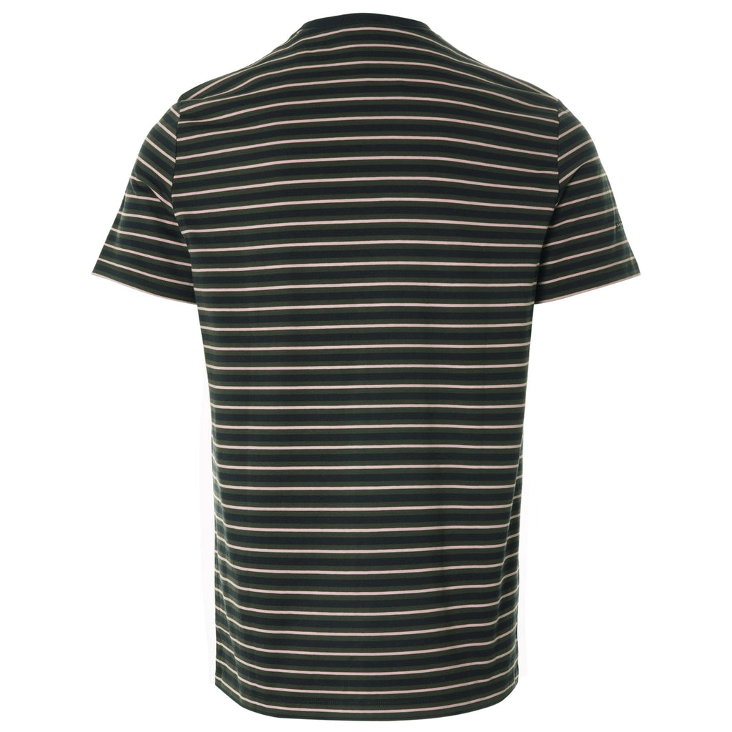 Fine Stripe T-Shirt - Hunting Green