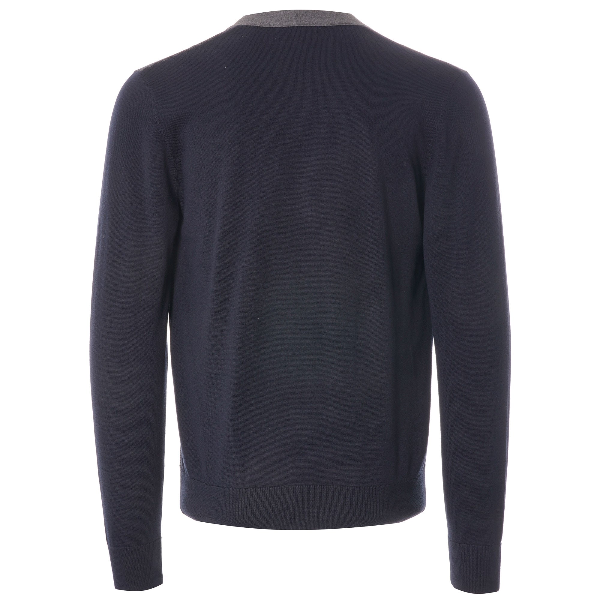 Textured Stripe Cardigan - Navy
