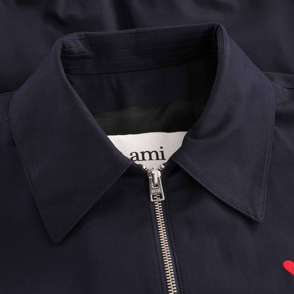 Ami De Coeur Zipped Jacket - Navy