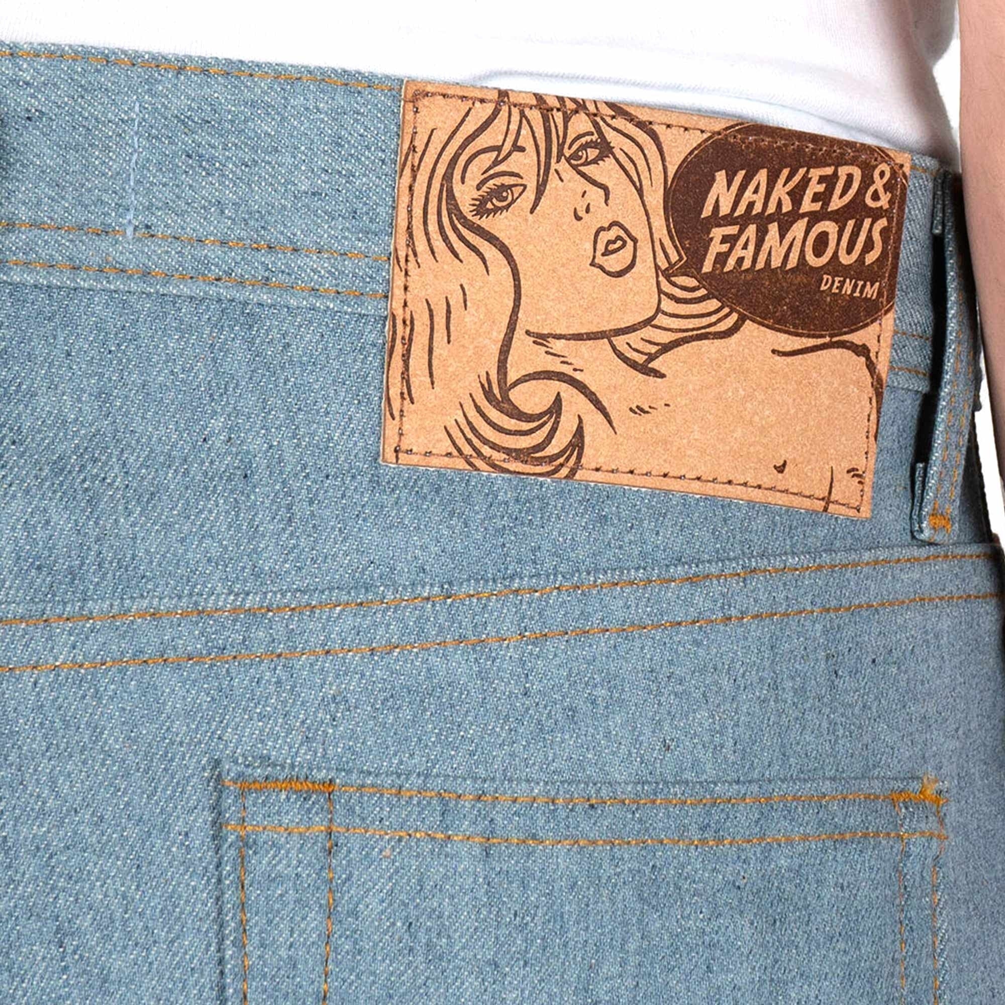 Weird Guy Recycled Selvedge Jeans - Stone Blue