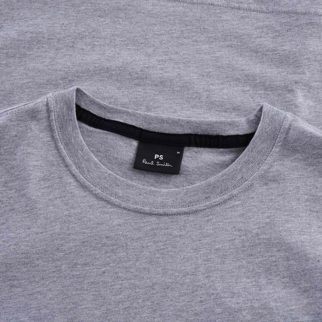 Slim-Fit Organic-Cotton 'Tabletop Football' Print T-Shirt - Melange