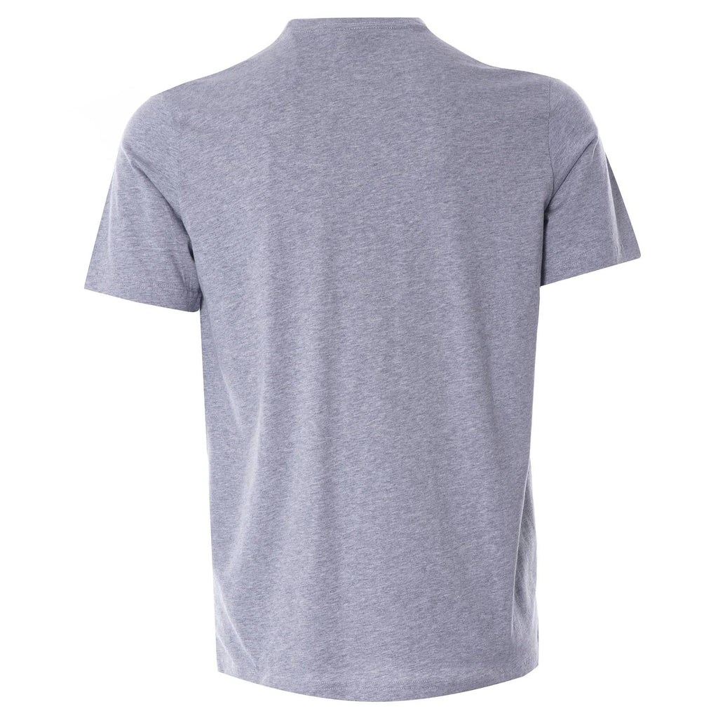 Slim-Fit Organic-Cotton 'Tabletop Football' Print T-Shirt - Melange