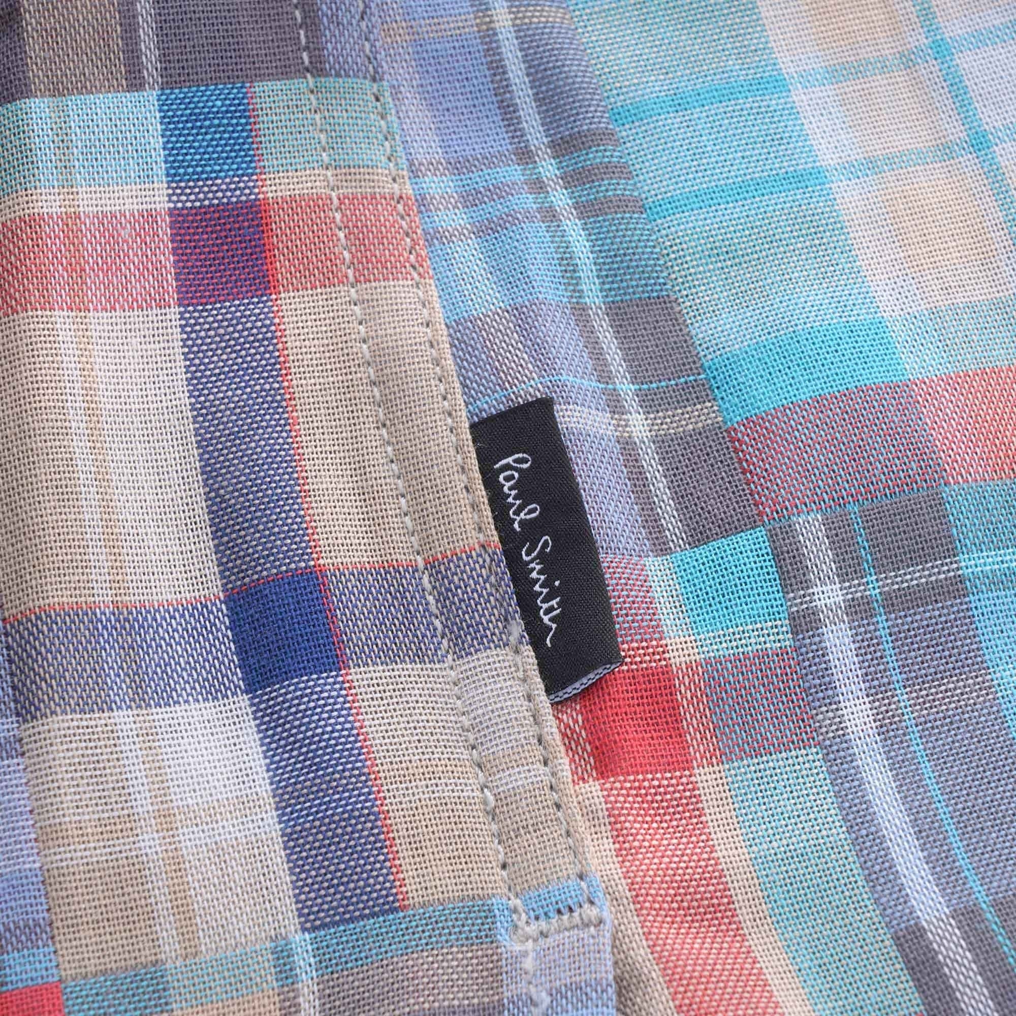 Patchwork Check Vacation Shirt - Green