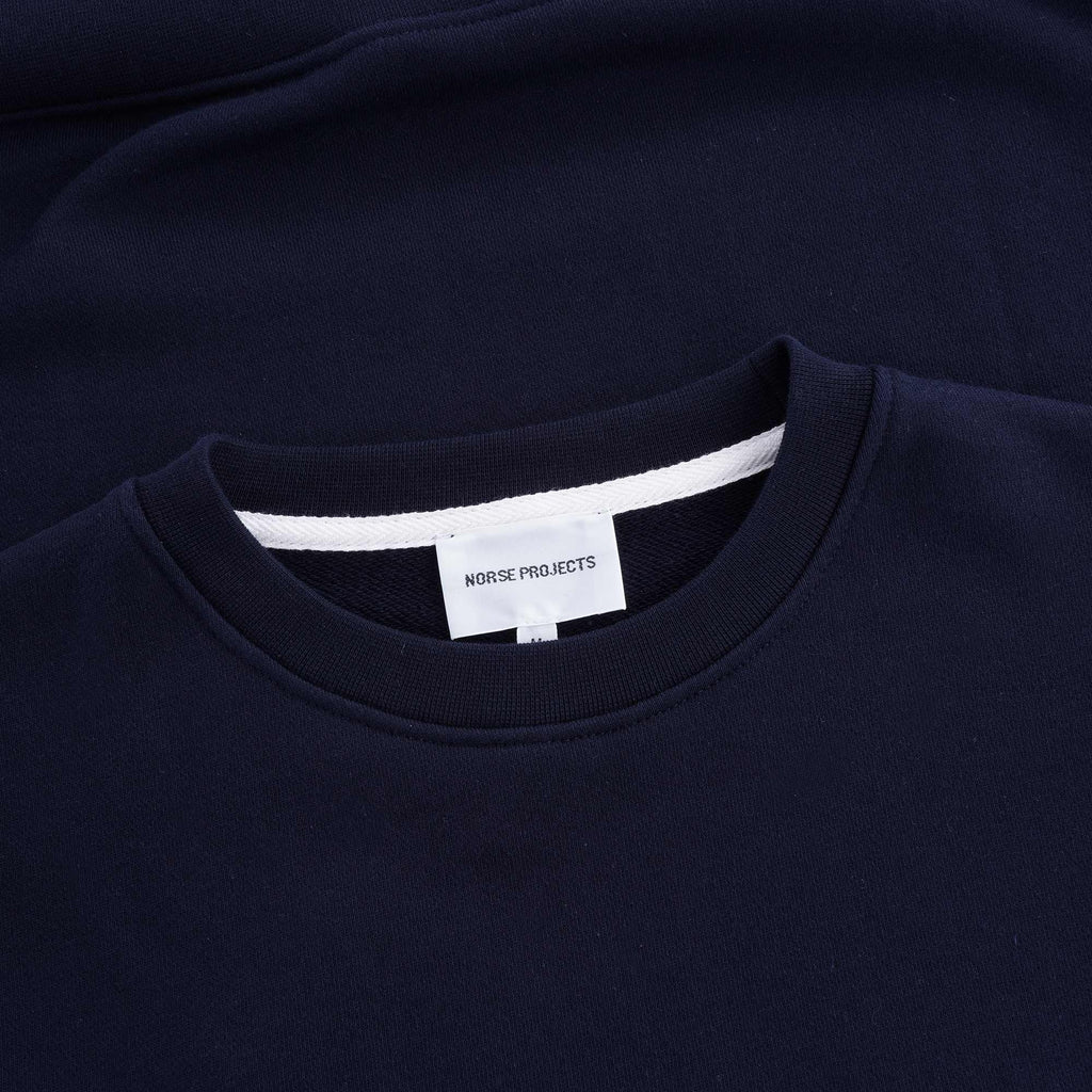 Vagn Classic Crew Sweatshirt - Dark Navy