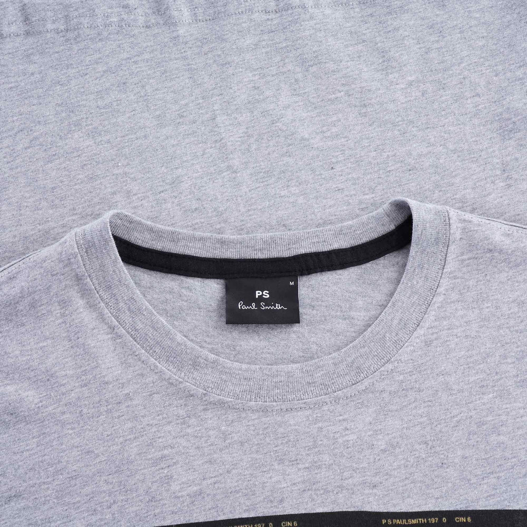 Negatives' Print Organic-Cotton T-Shirt - Melange