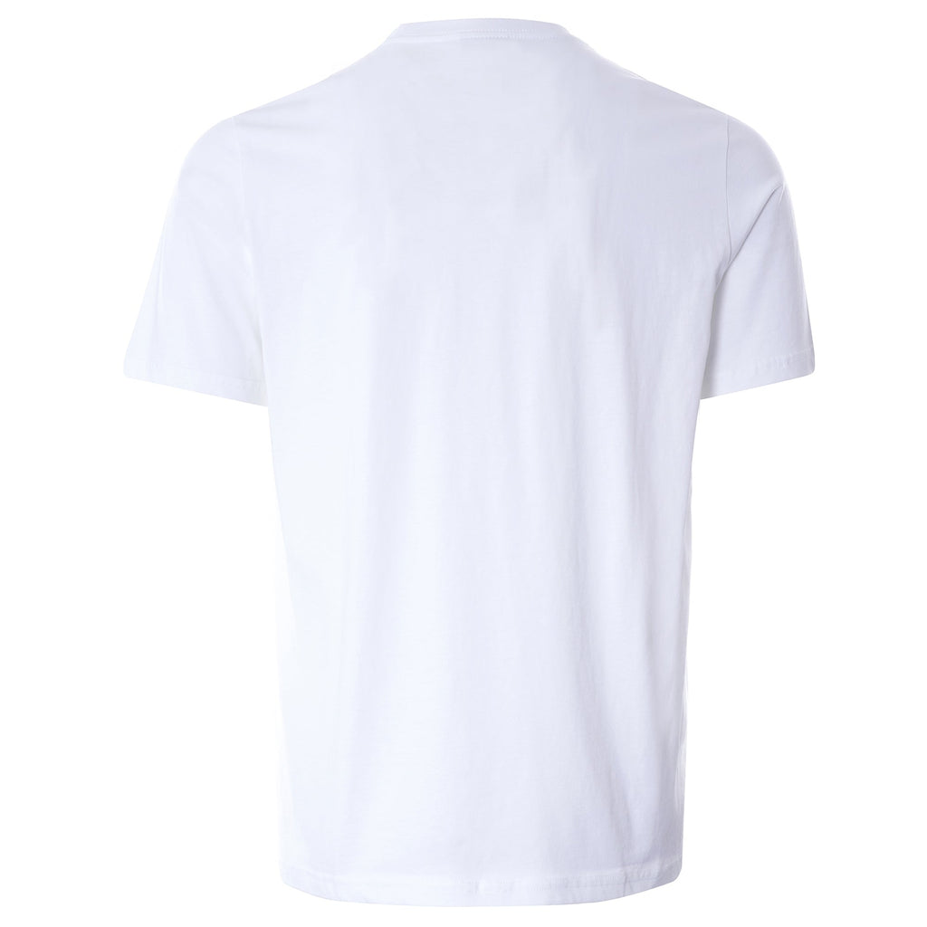 Slim-Fit Organic-Cotton 'Tabletop Football' Print T-Shirt - White