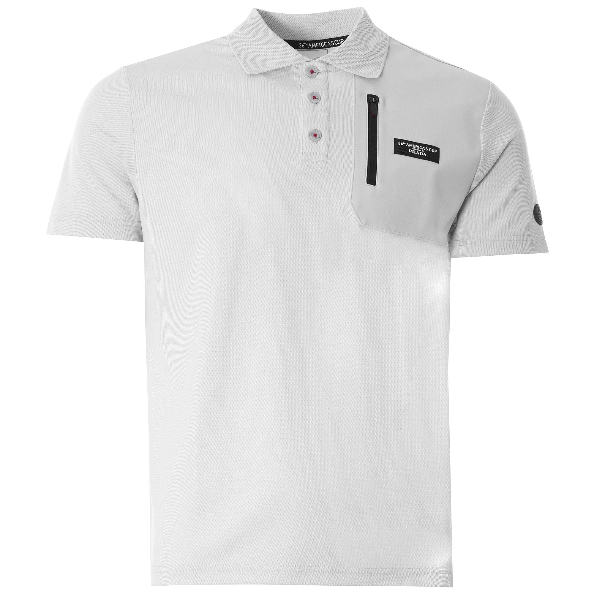 Otara Recycled Piqu Polo Shirt - Grey Violet