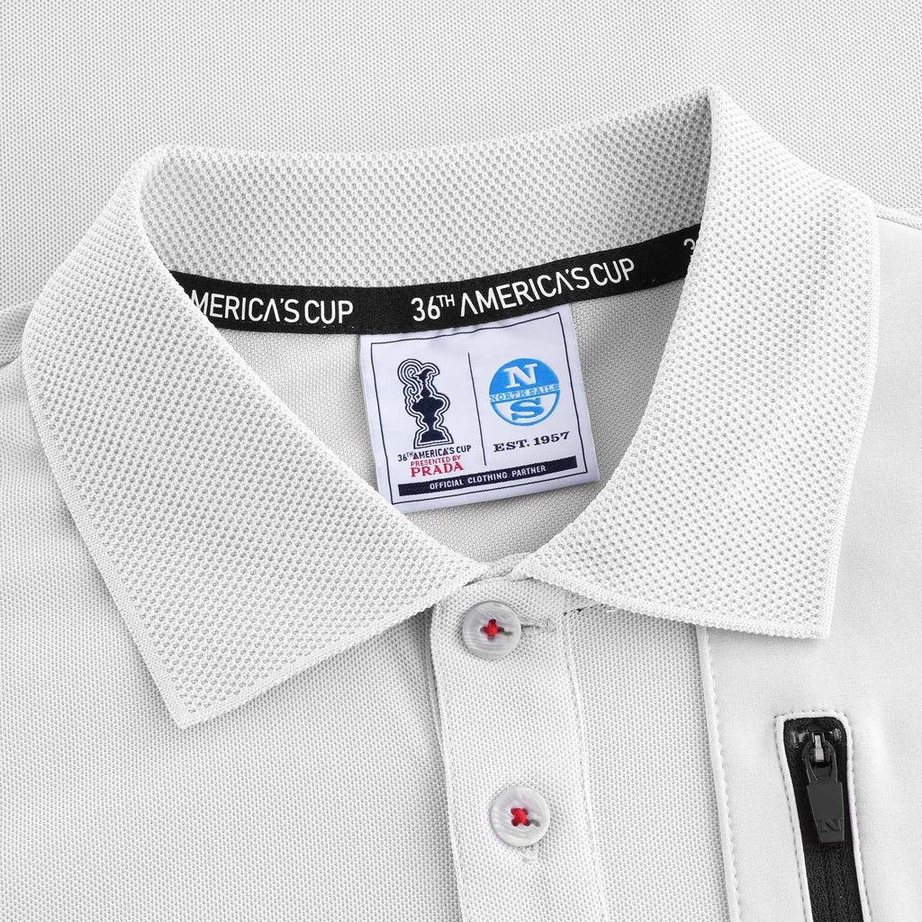 Otara Recycled Piqu Polo Shirt - Grey Violet