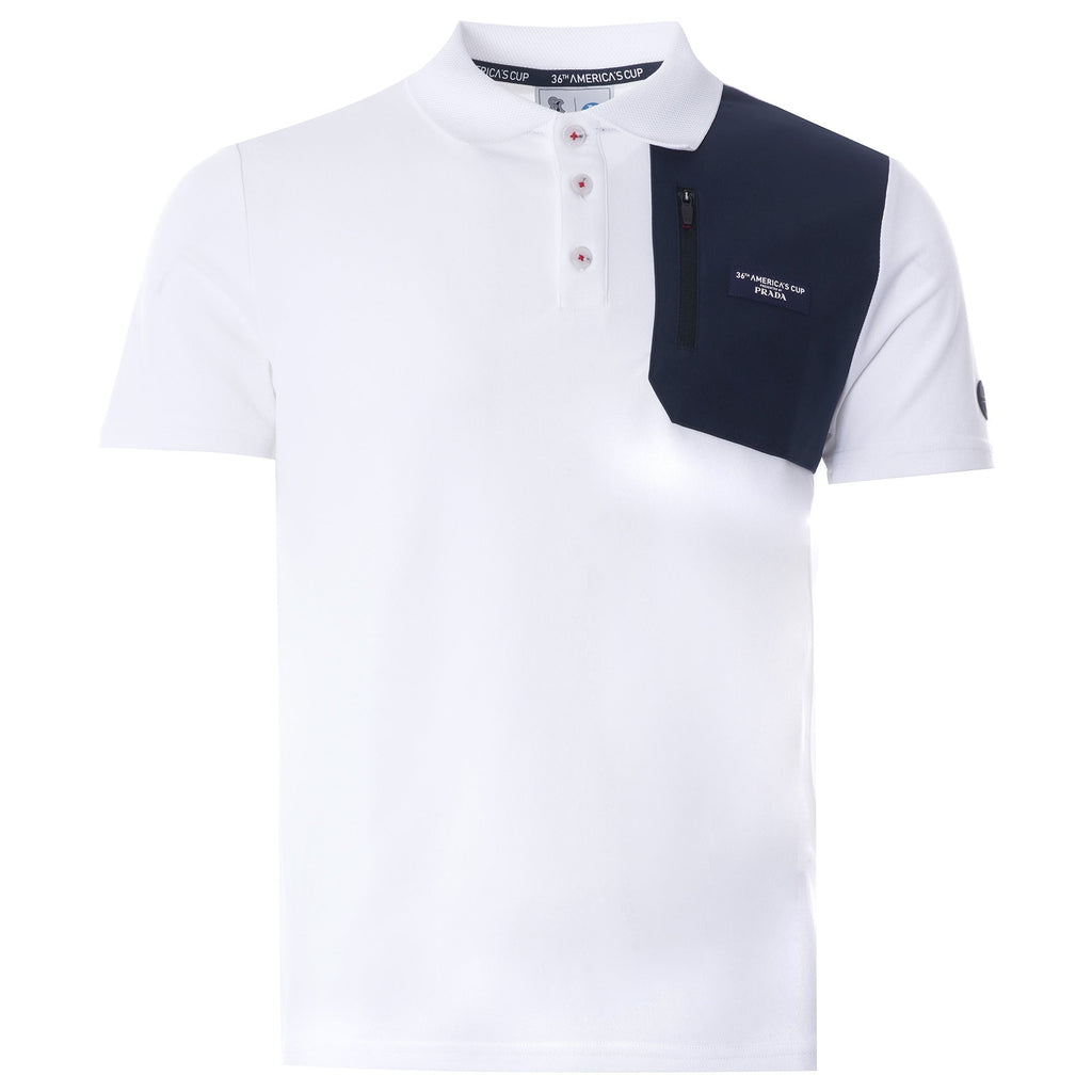 Otara Recycled Piqu Polo Shirt - White