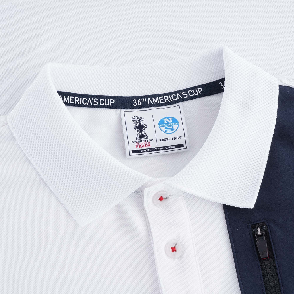 Otara Recycled Piqu Polo Shirt - White