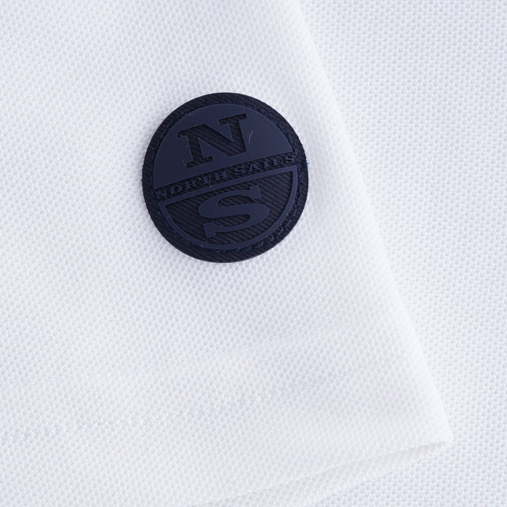 Otara Recycled Piqu Polo Shirt - White