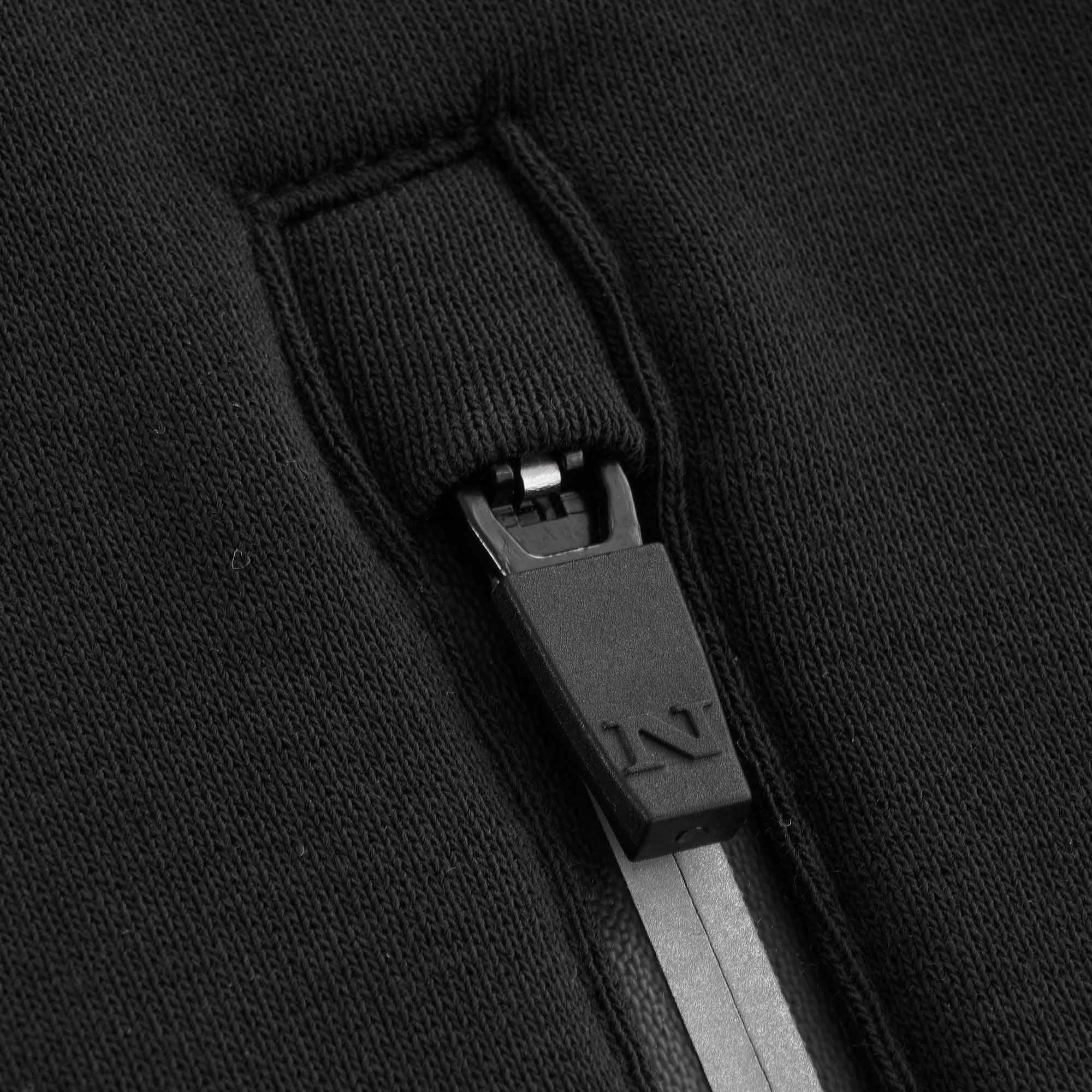 Muriwai Stretch Fleece Cardigan - Black
