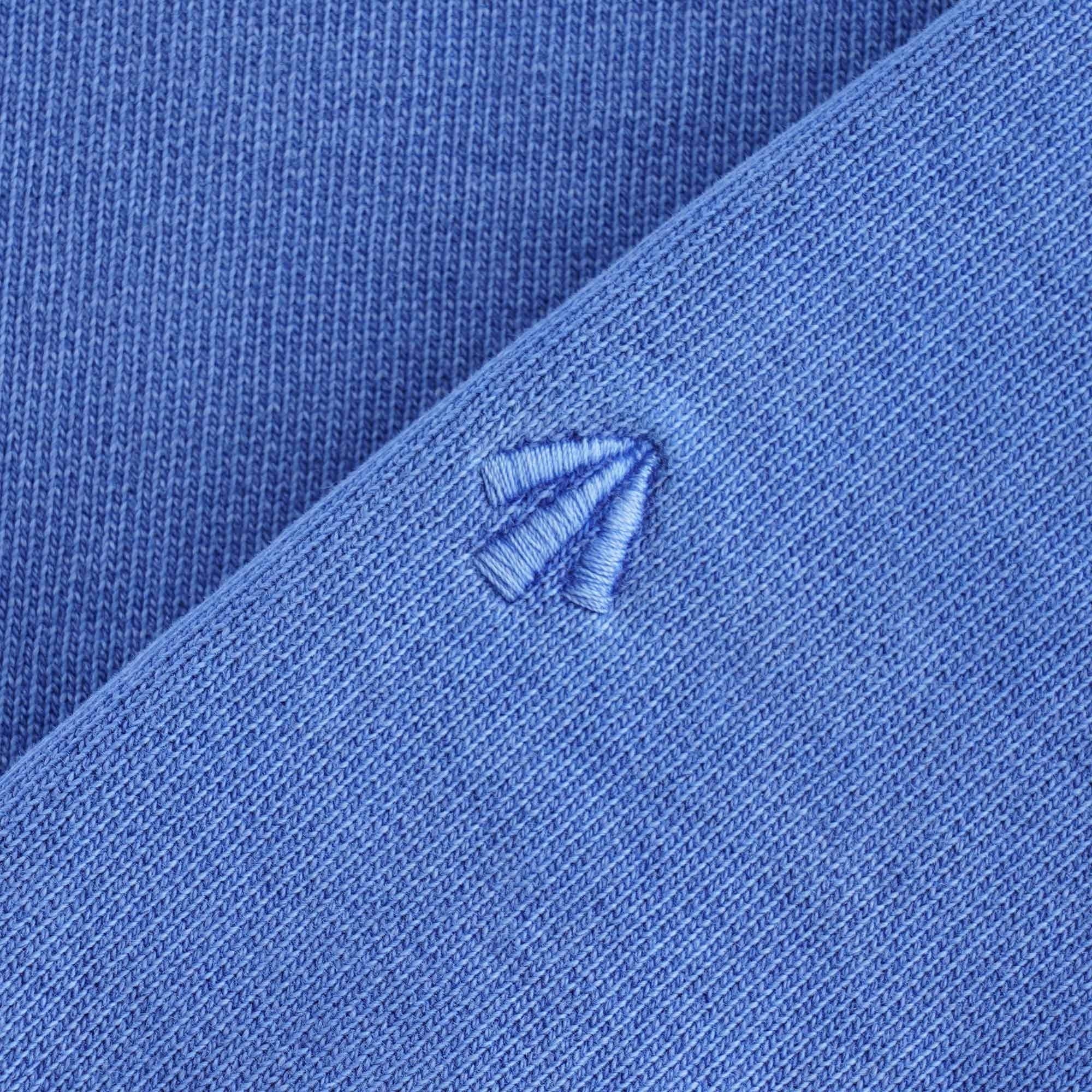 Embroidered Arrow Crew Sweatshirt - Washed Blue