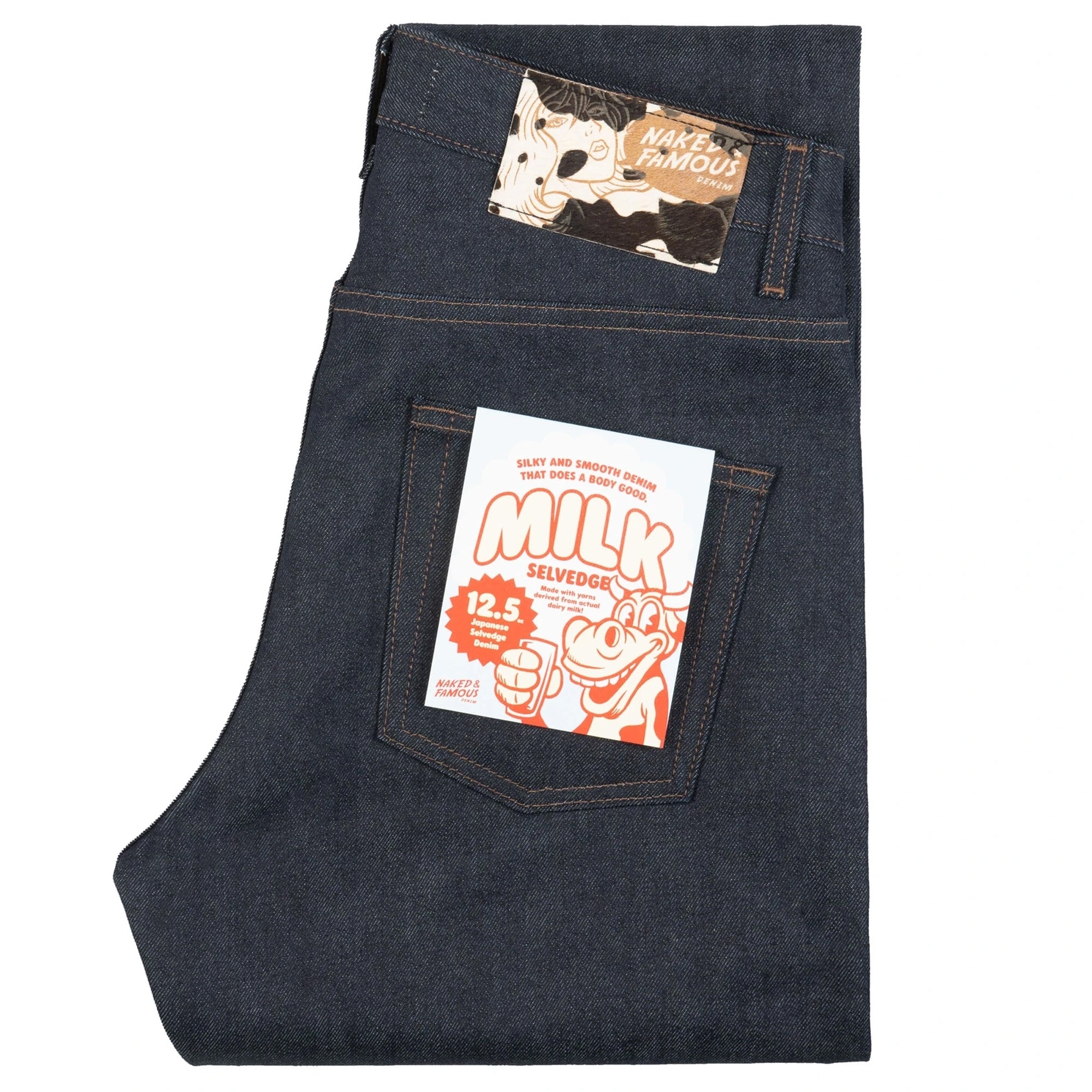 Easy Guy Milk Selvedge Denim Jeans - Indigo