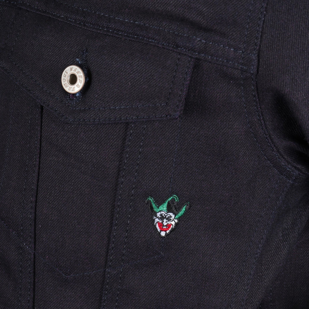 Joker The Clown Prince Of Crime Selvedge Denim Jacket - Indigo