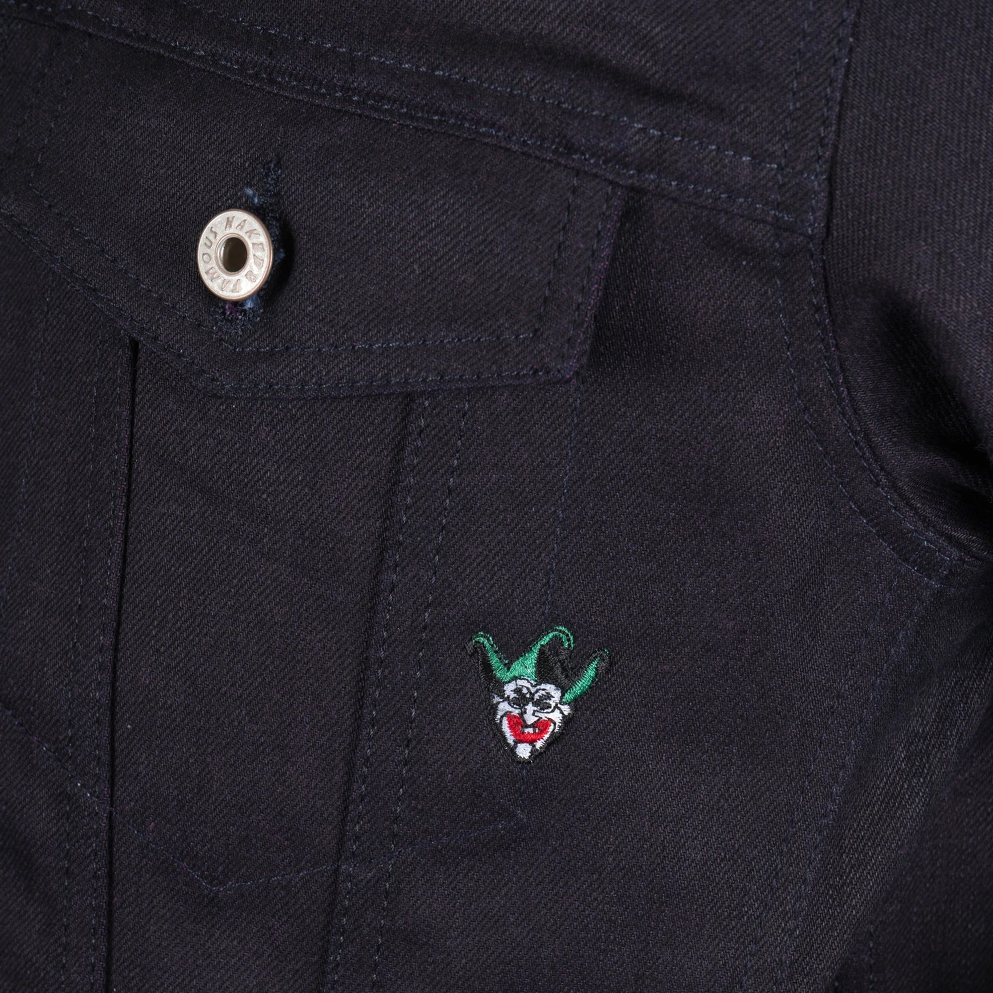 Joker The Clown Prince Of Crime Selvedge Denim Jacket - Indigo