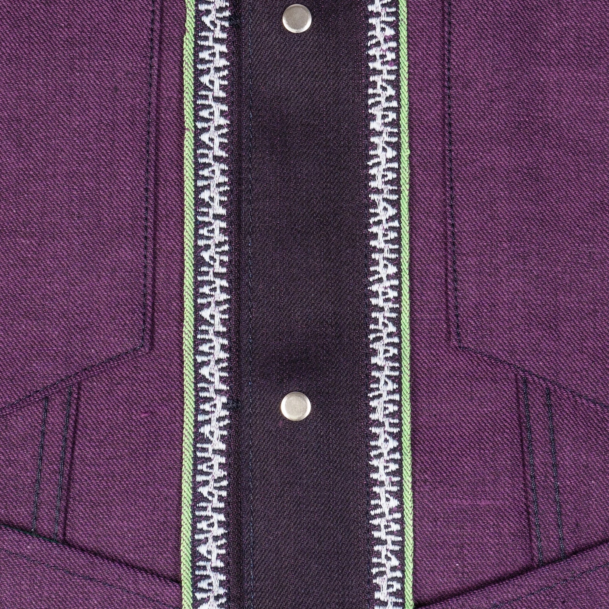 Joker The Clown Prince Of Crime Selvedge Denim Jacket - Indigo