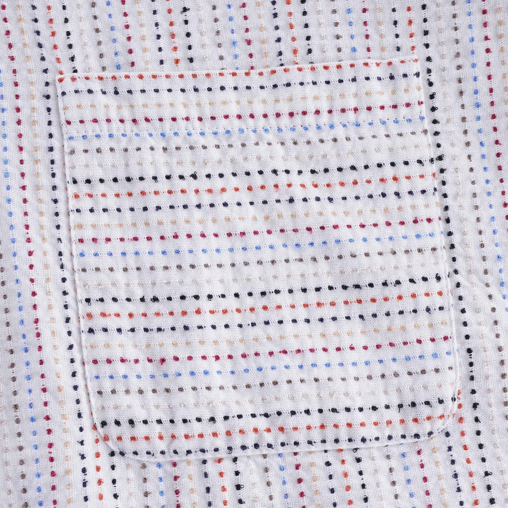 Short Sleeve Dot Shirt - White