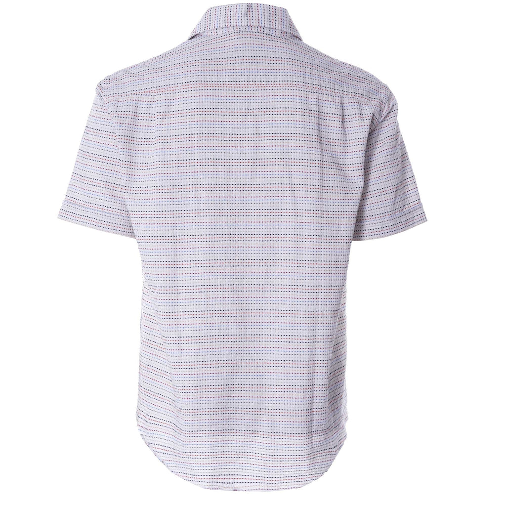 Short Sleeve Dot Shirt - White