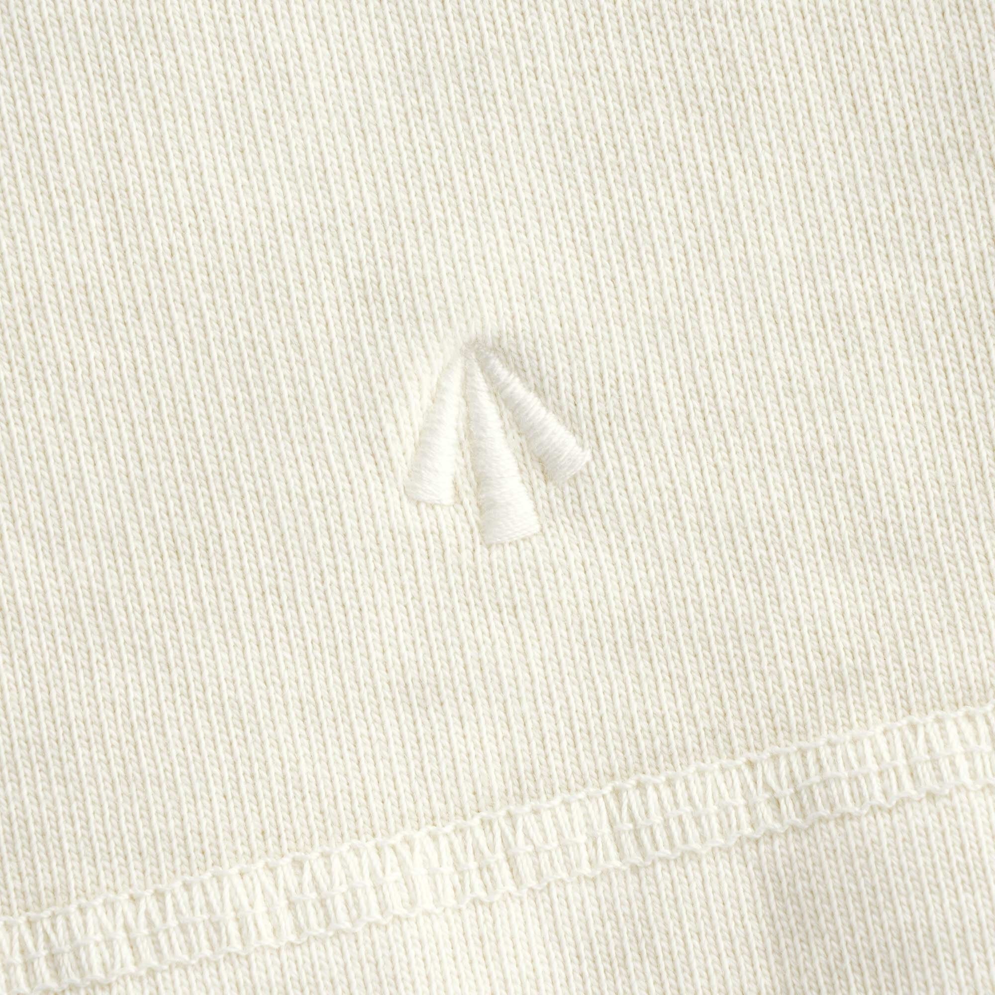 Embroidered Arrow Shorts - Natural