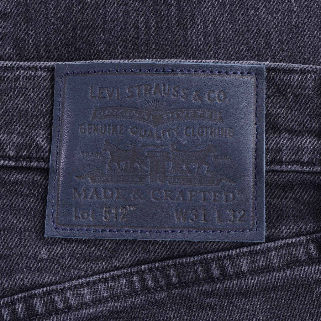 512 Slim Taper Jeans - Black Sparrow