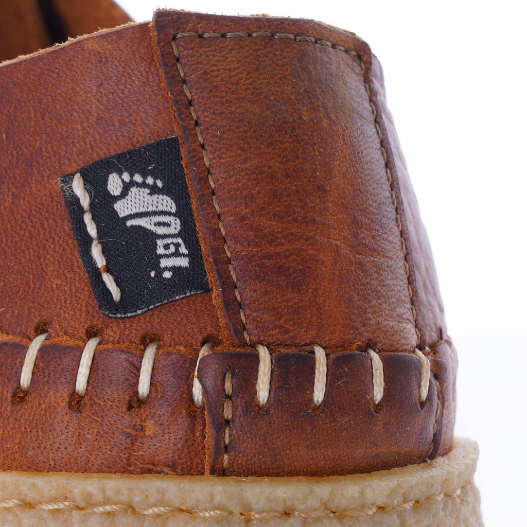 Hitch Tumbled Leather Shoe - Chestnut
