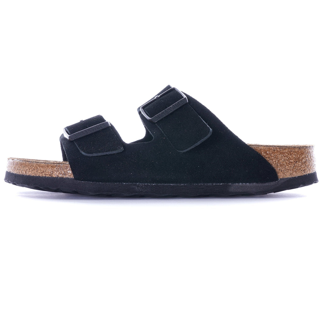 Womens Suede Arizona Soft Footbed - Black